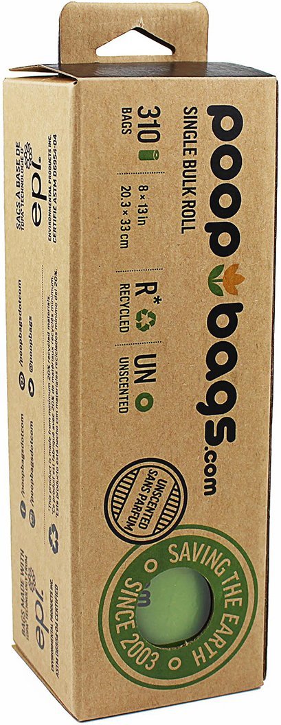[Australia] - The Original Poop Bags Single Bulk Roll of 300 USDA Certified Biobased Poop Bags Оnе Расk 