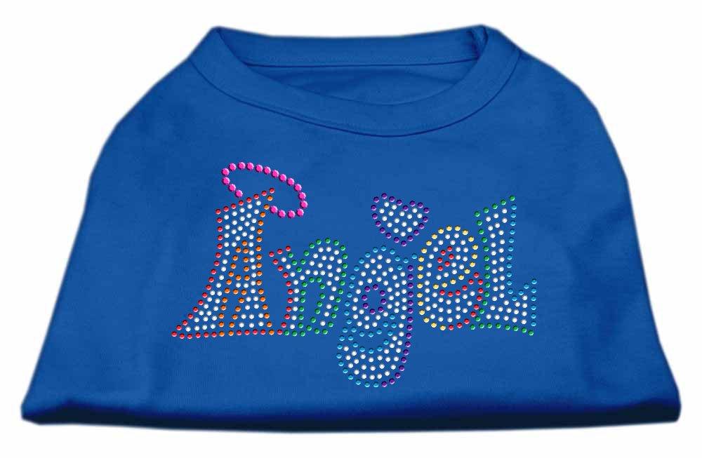 [Australia] - Mirage Pet Products 18" Technicolor Angel Rhinestone Pet Shirt, XX-Large, Blue 