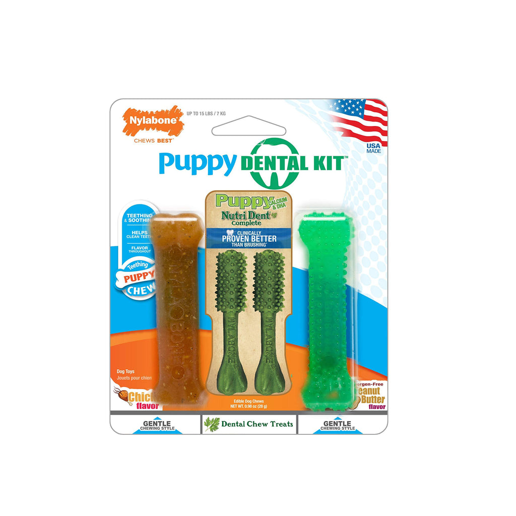 [Australia] - Nylabone Dental Kit for Small Puppies 