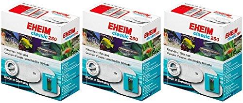 [Australia] - EHEIM Fine Filter Pad (White) for 2213/250 Canister Filters - 9 Total Filters (3 Packs with 3 per Pack) 