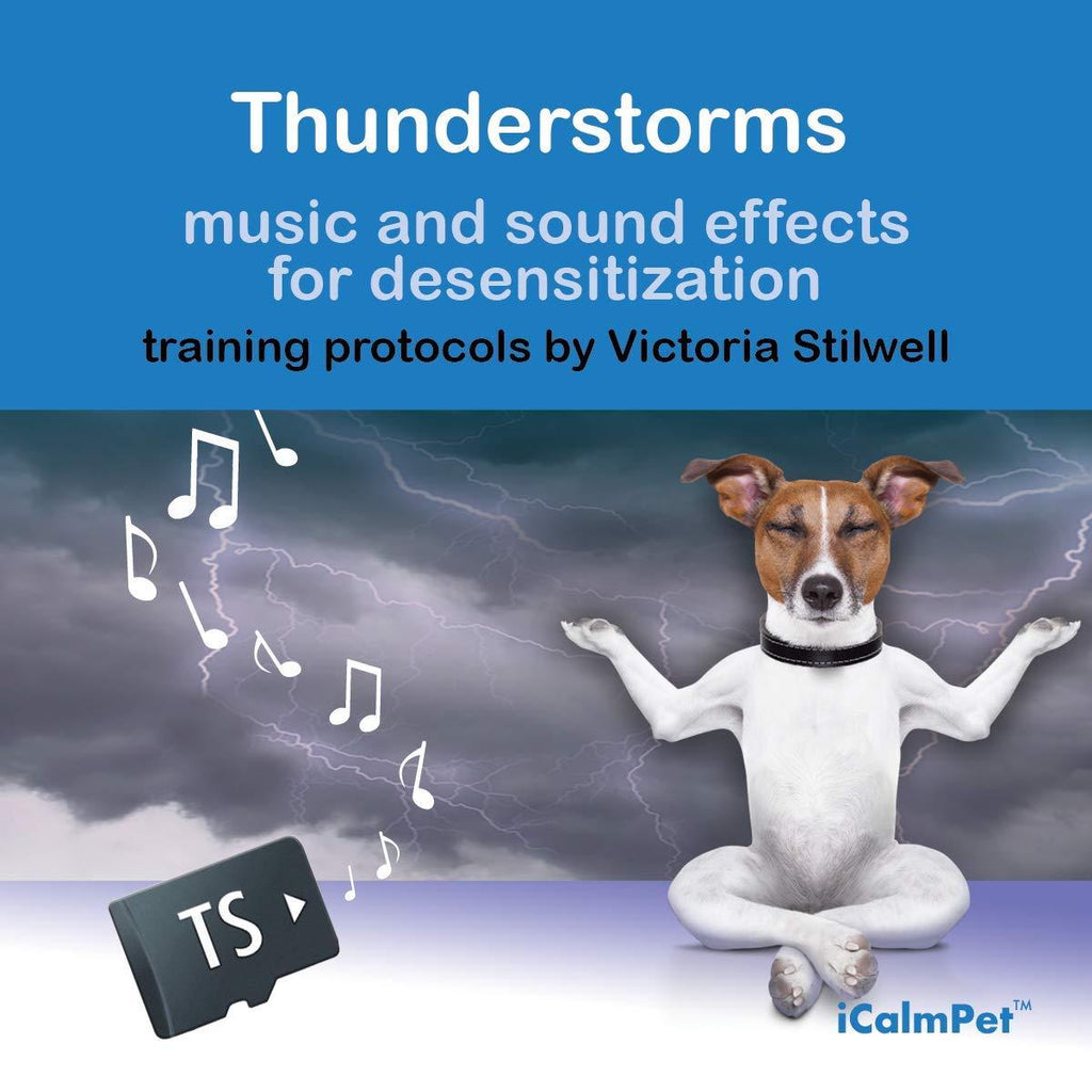 [Australia] - iCalmDog Thunderstorms | Desensitization Training Program by Victoria Stilwell with Clinically-Tested Music by Through a Dog's Ear | Micro SD Sound Card 