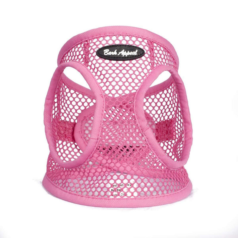 [Australia] - Bark Appeal Step in Netted Harness for Small Dogs X-Small Pink 