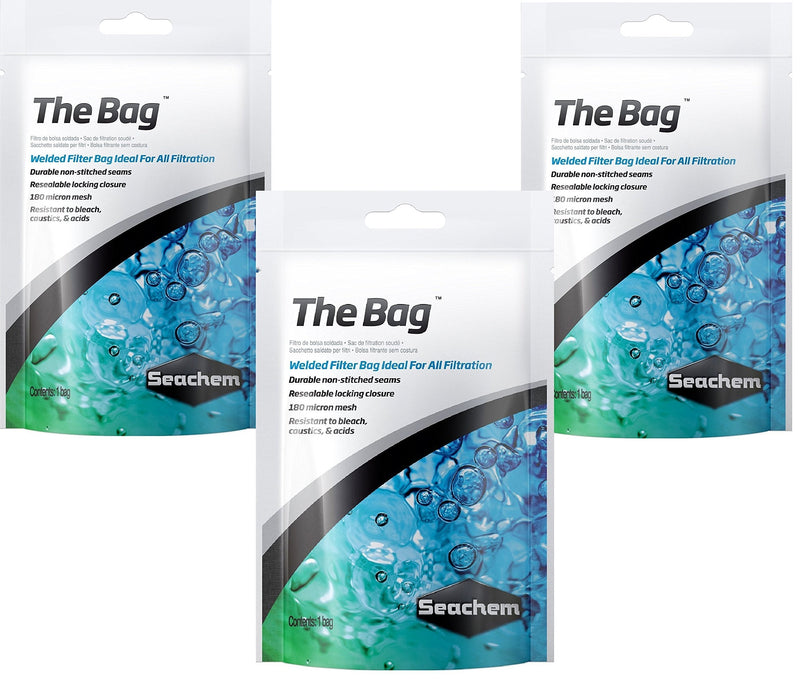 [Australia] - Seachem The Bag Filter Media Bag (3 Pack) 