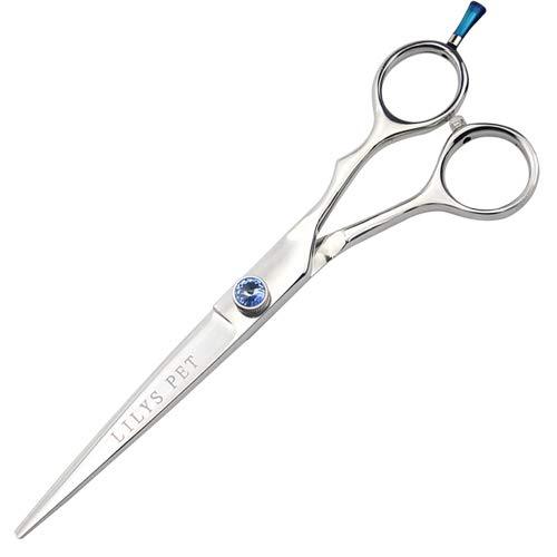 [Australia] - LILYS PET HIGH-END Series 7" 8" 9" 10" Japanese 440C Stainless Steel Professional Pet Grooming Cutting Scissors Beautiful Blue Screw 7" 