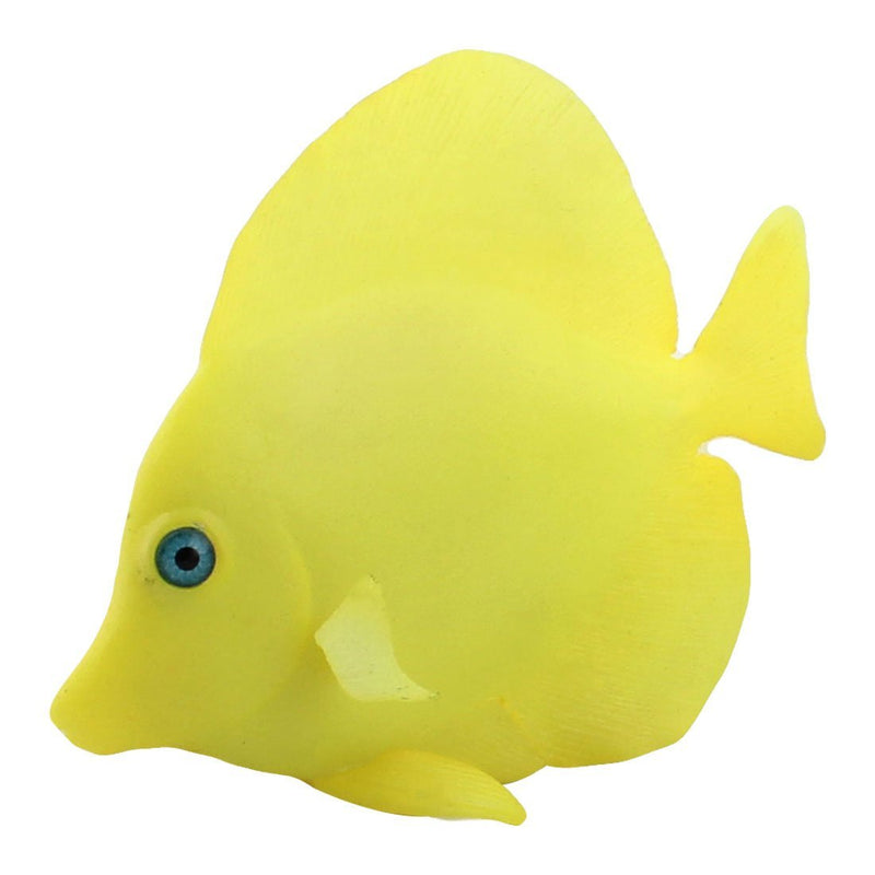 [Australia] - uxcell Aquarium Tank Floating Suction Cup Glowing Fish Purple Tang Ornament Yellow 