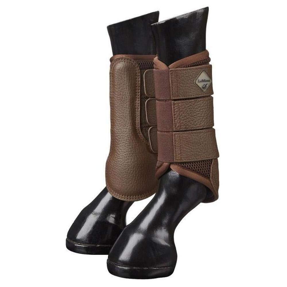 LeMieux Mesh Brushing Boots XL Brown - PawsPlanet Australia