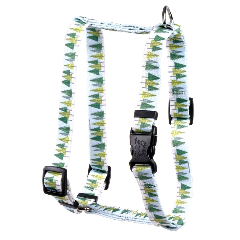 [Australia] - Yellow Dog Design Winter Trees Roman Style H Dog Harness- Small/Medium 14" - 20" 