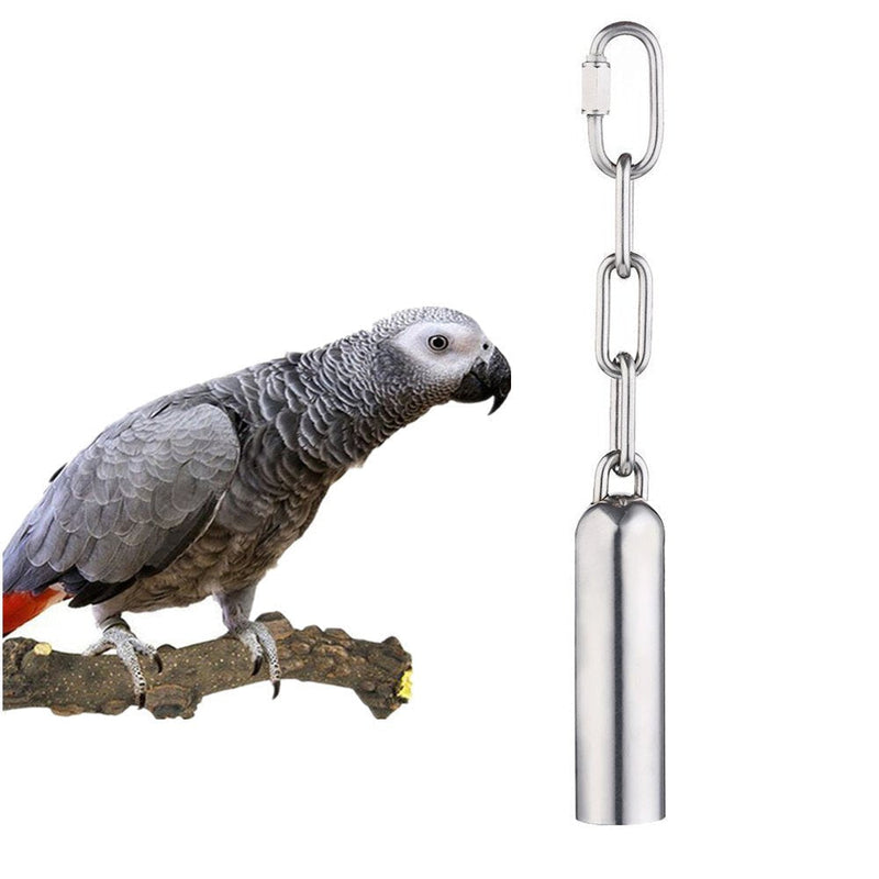 Stainless Steel Bell Toy for Birds,Heavy Duty Bird Cage Toys for Parrots, African Greys, Mini Macaws, Small Cockatoos, Cockatiels & More (Small or Large) S Bird Toy Bell - PawsPlanet Australia