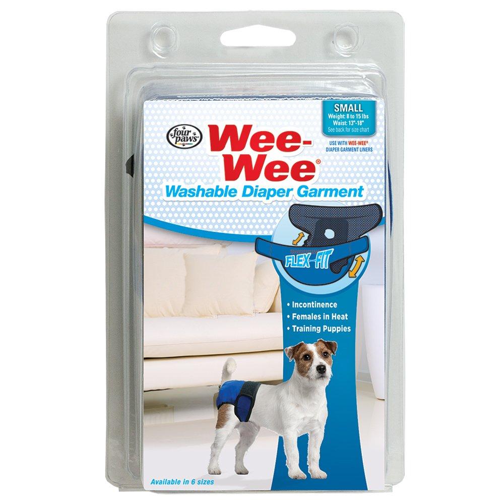 [Australia] - Four Paws Wee-Wee Washable Dog Diaper Garment Small 