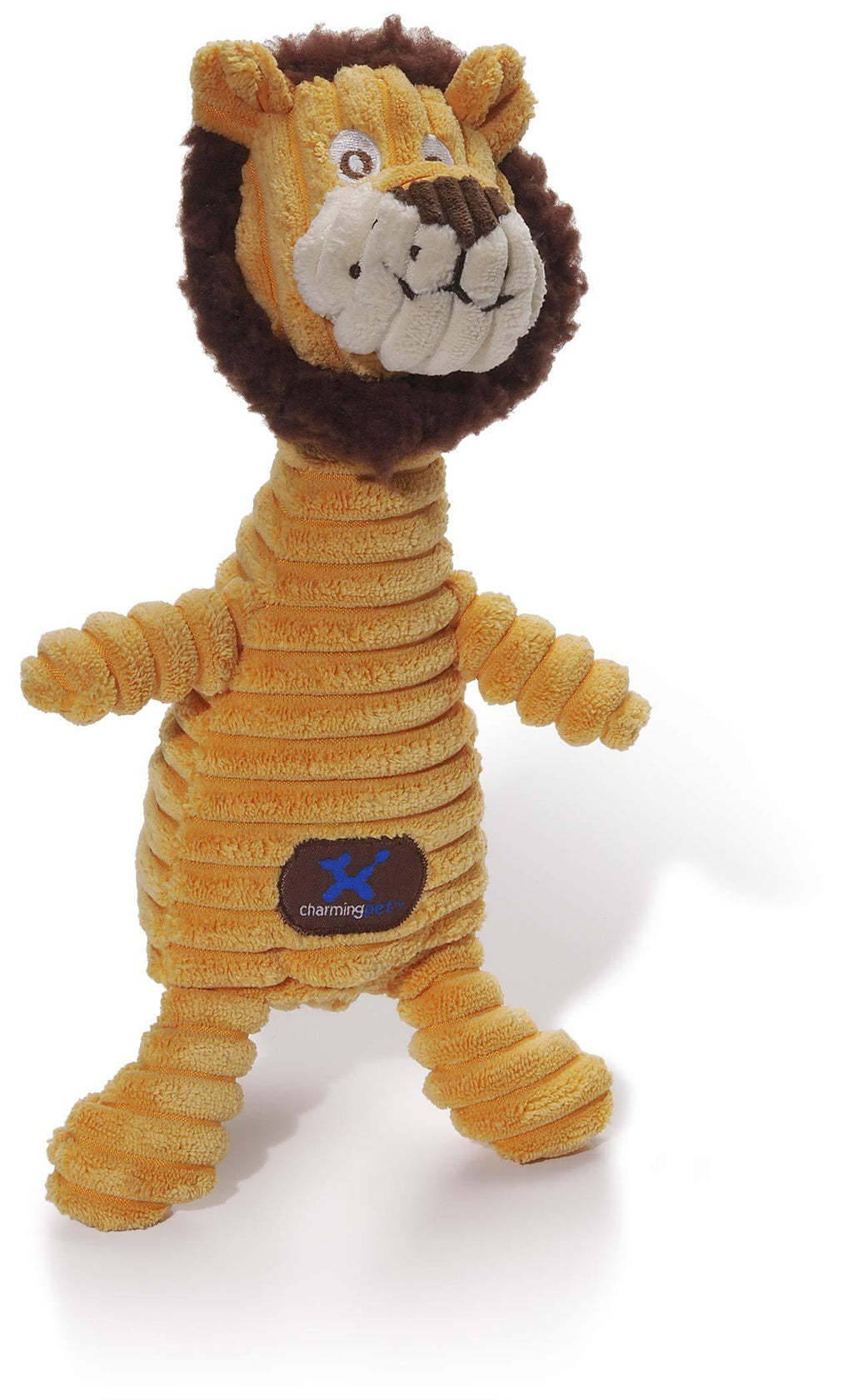 [Australia] - Charming Pet Squeakin’ Squiggles Squeaky Plush Dog Toy Lion 