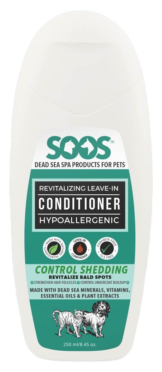[Australia] - Soos Pets Natural Dead Sea Hypoallergenic Revitalizing Leave-in Conditioner, 250 mL/8.45 oz. 