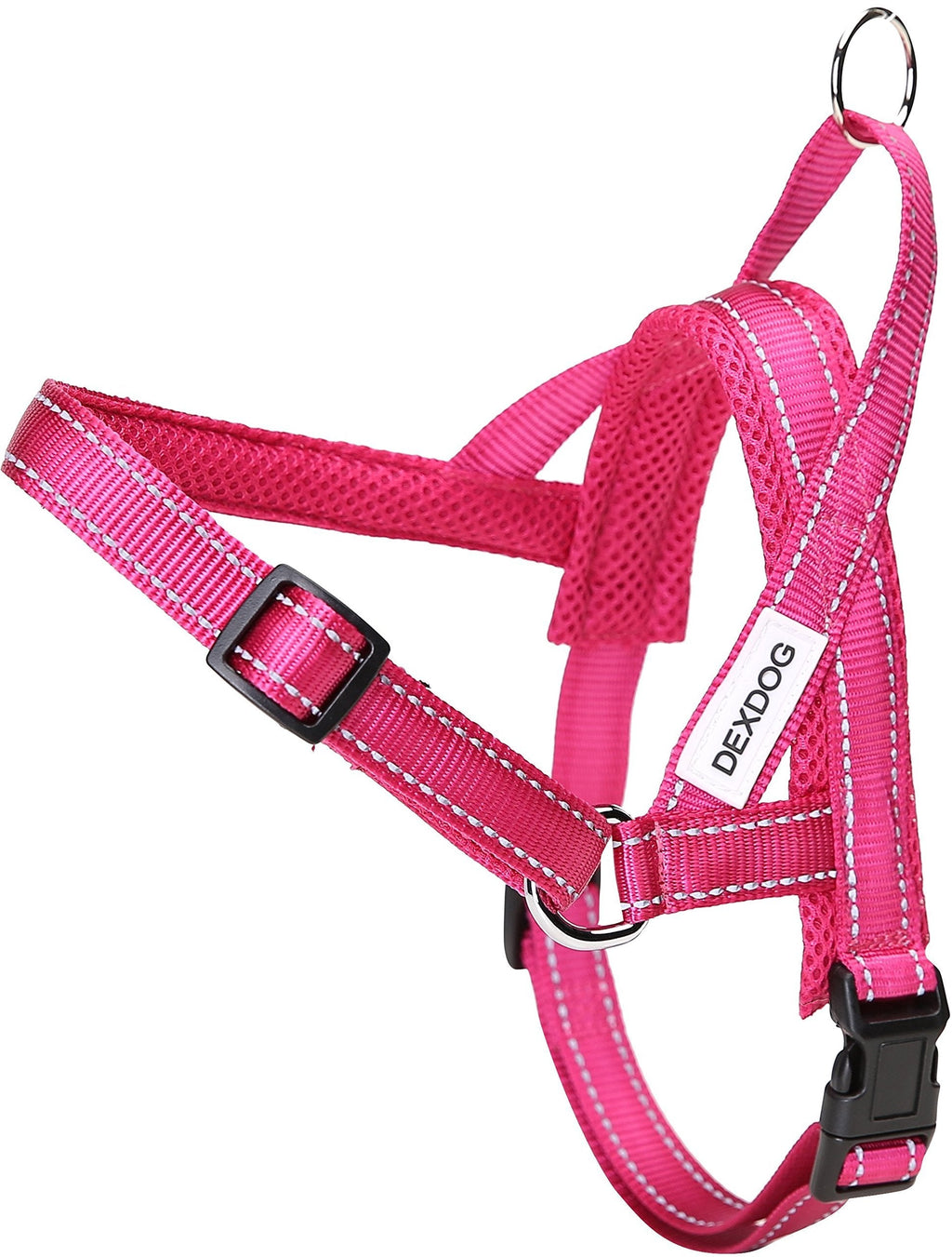 [Australia] - DEXDOG EZHarness, Dog Harness | On/Off Quick | Easy Step in | Walk Vest X-Small Pink 