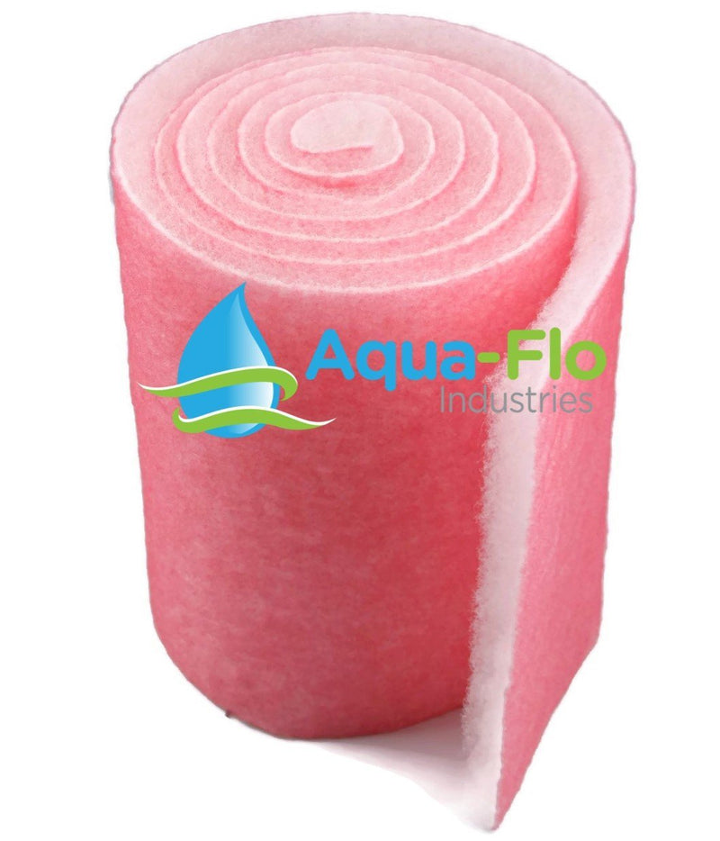 [Australia] - Aqua Flo 14" Pond & Aquarium Filter Media, 72" (6 Feet) Long x 1" Thick (Pink/White) 