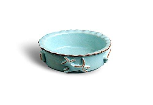 [Australia] - Carmel Ceramica Dog Bowl - Baby Blue Small 