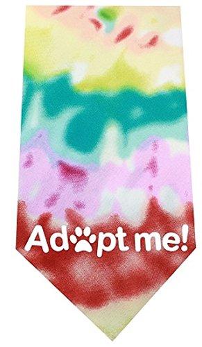 [Australia] - Mirage Pet Products Adopt Me Screen Print Bandana Tie Dye, One Size 