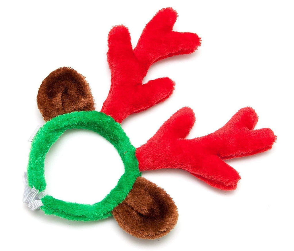 Midlee Christmas Reindeer Antlers with Ears for Large Dogs l - PawsPlanet Australia