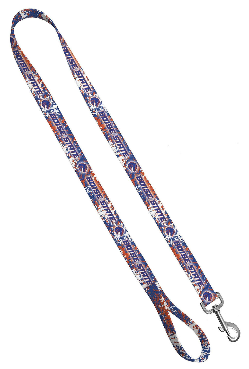 [Australia] - Boise State University Broncos Dog Collar Collection, Boise State Broncos Dog Collar and Leash, Made in The USA, Digi Bronco Print, Wide Range of Sizes for All Dogs Leash - 3/4" x 4' 