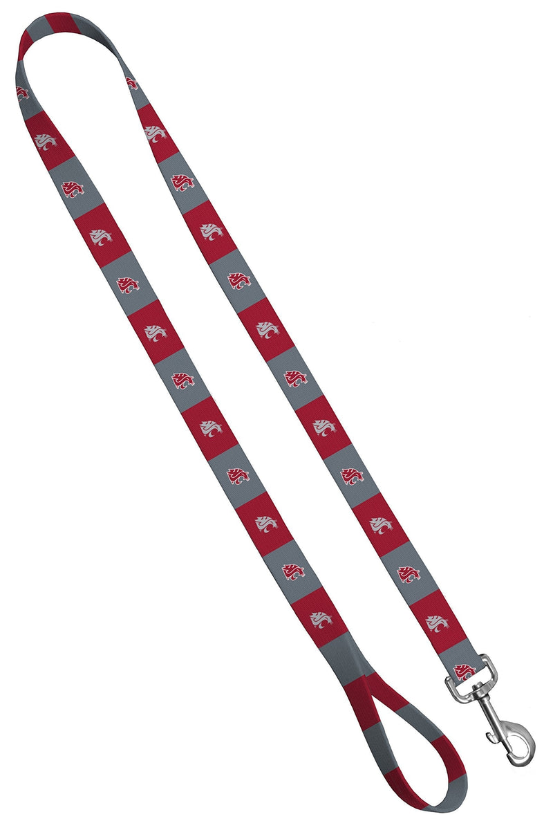 [Australia] - Moose Pet Wear Dog Leash – Washington State University Cougars Pet Leash, Made in the USA – 1 Inch Wide x 4 Feet Long 3/4 inch by 6 feet 