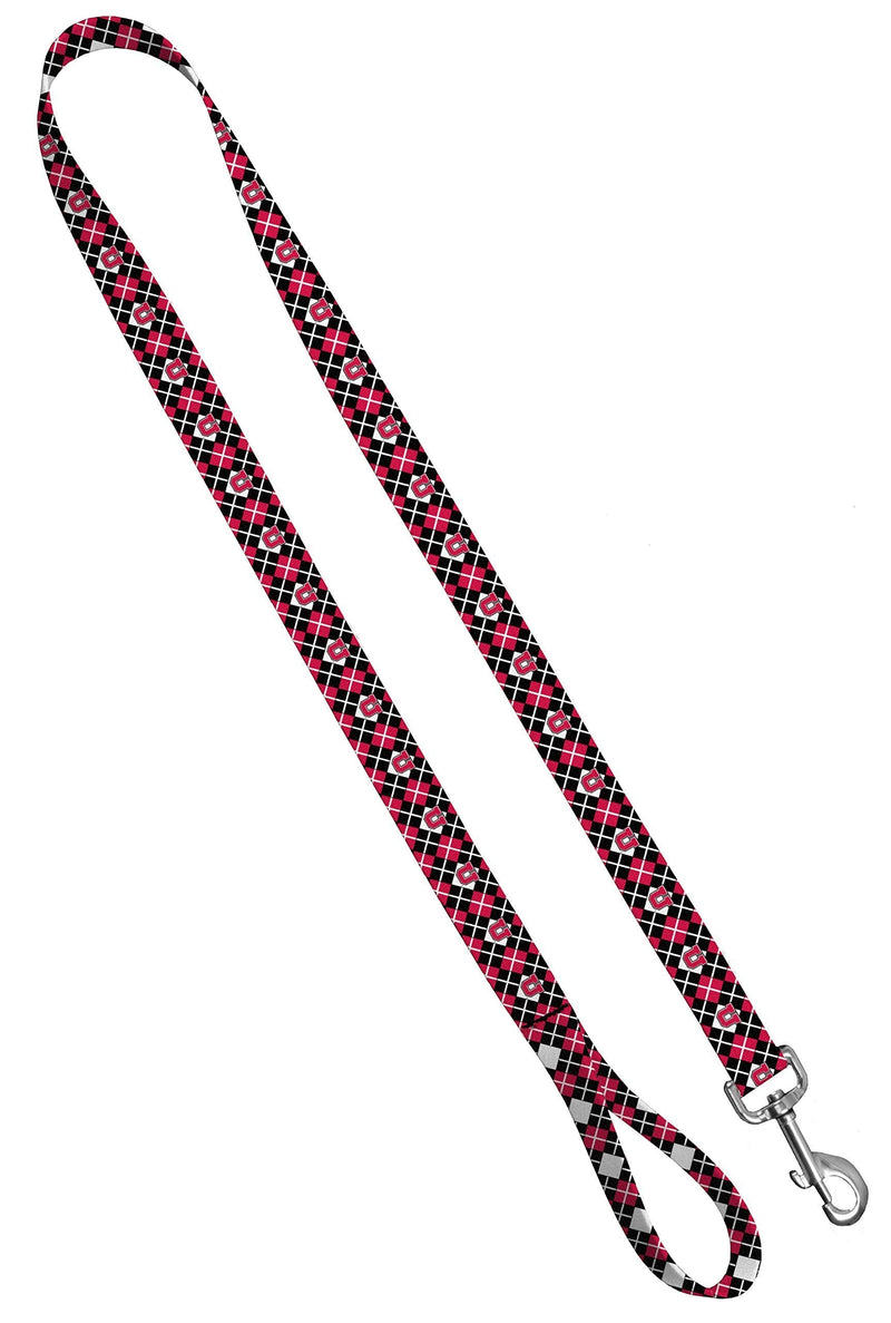 [Australia] - Moose Pet Wear Dog Leash – University Utah Utes Pet Leash, Made in the USA – 1 Inch Wide 1 inch by 6 feet 