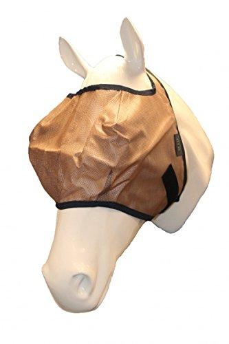 Mio Flymask Without Ears Horse Bronze Navy - PawsPlanet Australia