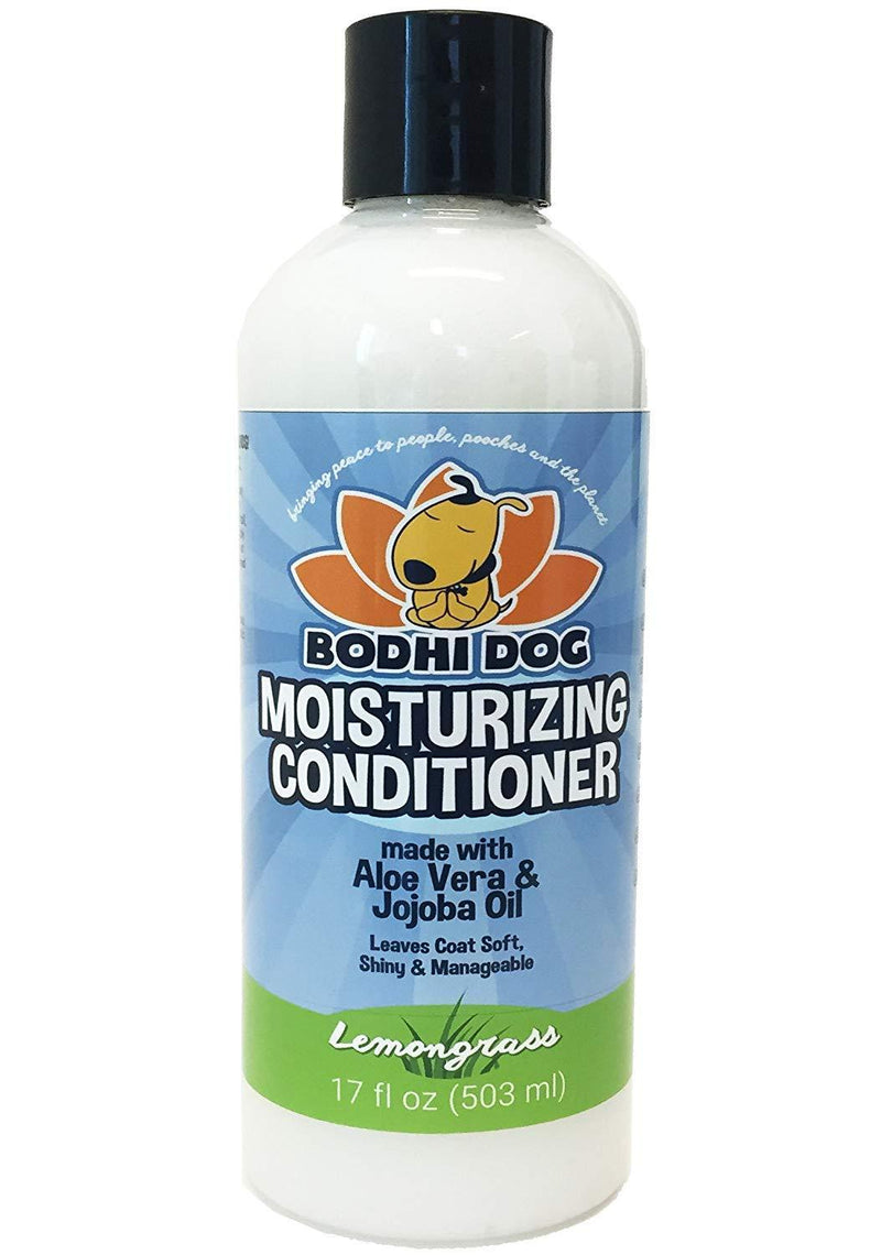 [Australia] - New Natural Moisturizing Pet Conditioner | Conditioning for Dogs, Cats and More | Soothing Aloe Vera & Jojoba Oil | Vet and Pet Approved Treatment - Made in The USA - 1 Bottle 17oz (503ml) Lemongrass 