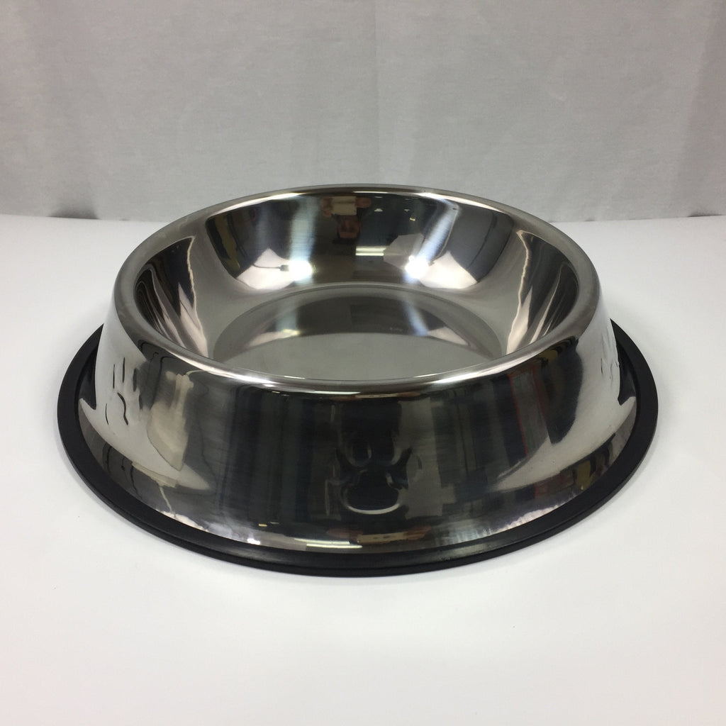 [Australia] - FixtureDisplays Set of 4 50-oz Dog/Cat Bowl Stainless Steel Dog Pet Food or Water Bowl Dish 12197 
