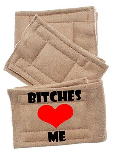 [Australia] - Pet Flys Bitches Love Me Peter Pads (3 Pack), Small 