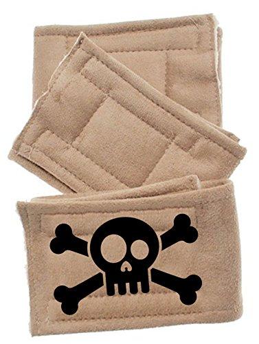 [Australia] - Pet Flys Skull Peter Pads (3 Pack), X-Small 