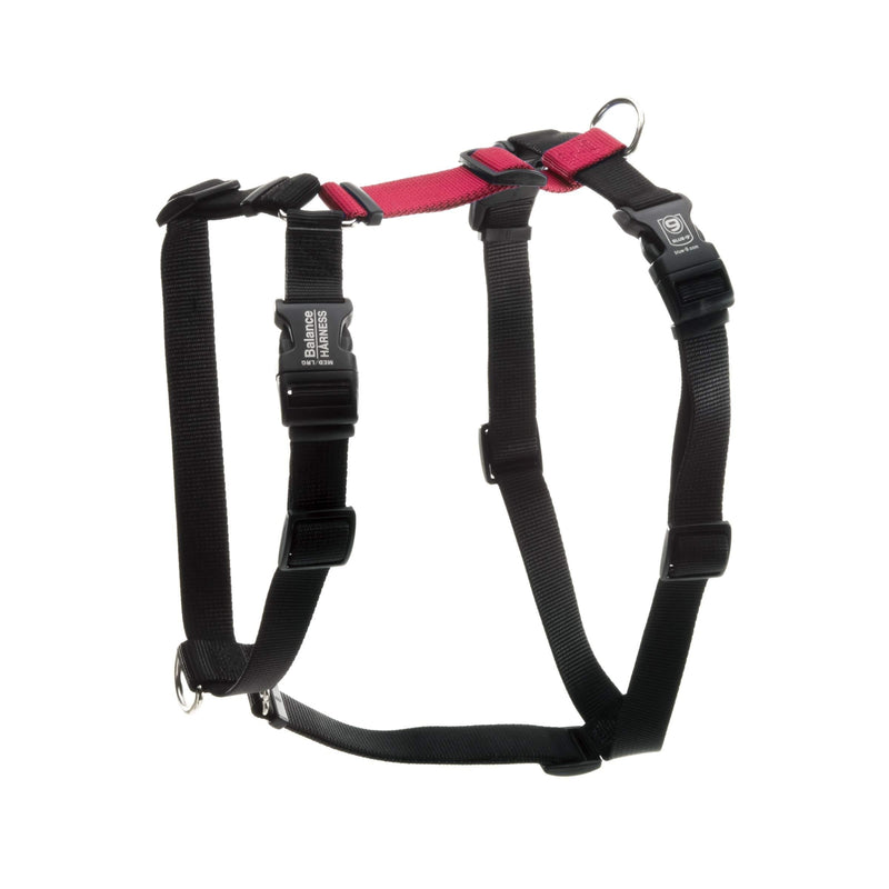 [Australia] - Blue-9 Pet Products Buckle-Neck Balance Harness, 6-Point Adjustable No-Pull Harness, Ideal for Dog Training, Made in The USA Medium/Large Red 
