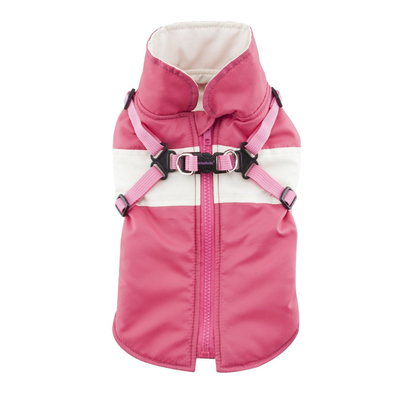 Pinkaholic New York Aiden Winter Fleece Vest, X-Large, Pink - PawsPlanet Australia