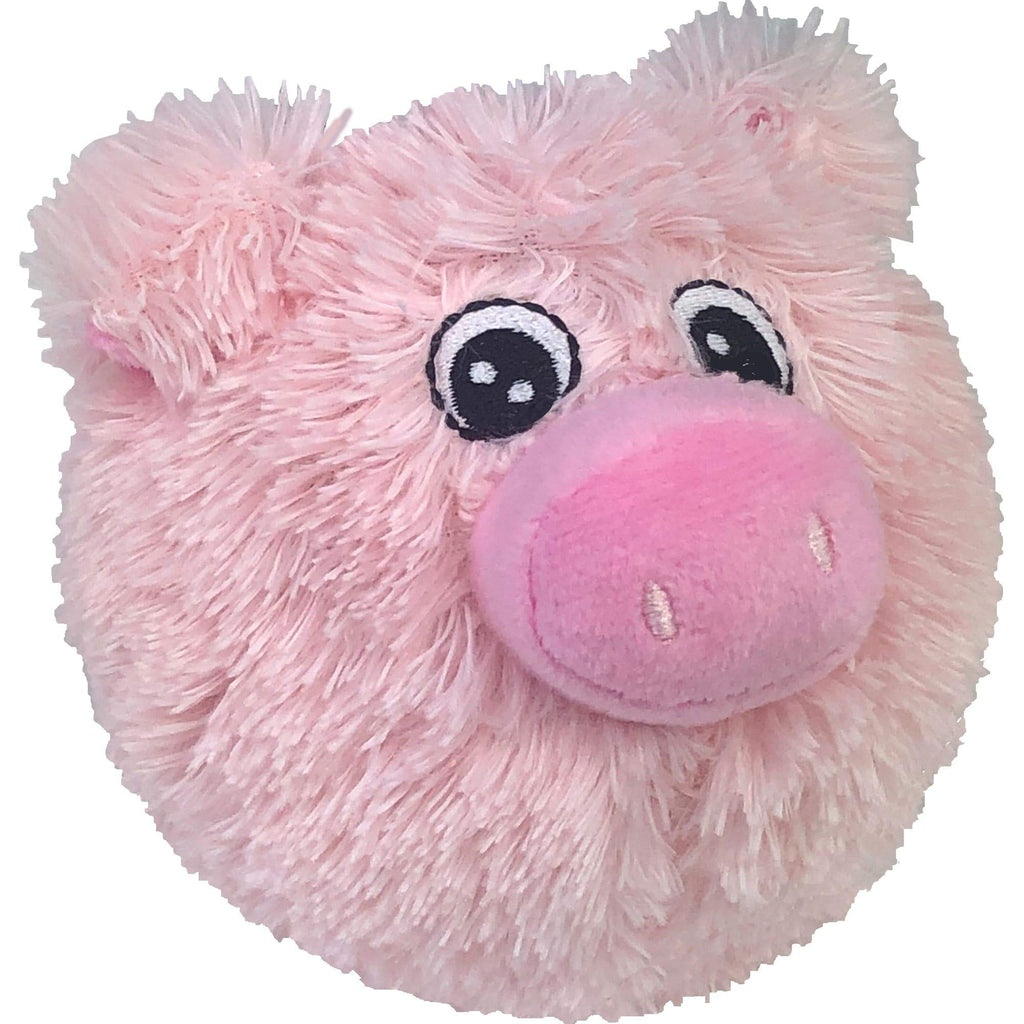 Pet Lou 4 Inch EZ Squeaky Pig, Small, Pink - PawsPlanet Australia