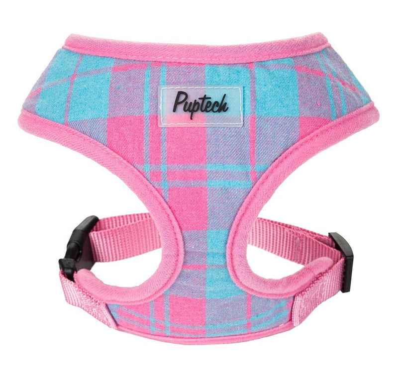[Australia] - Soft Mesh Dog Harness Pet Puppy Comfort Padded Vest No Pull Harnesses XS Pink 