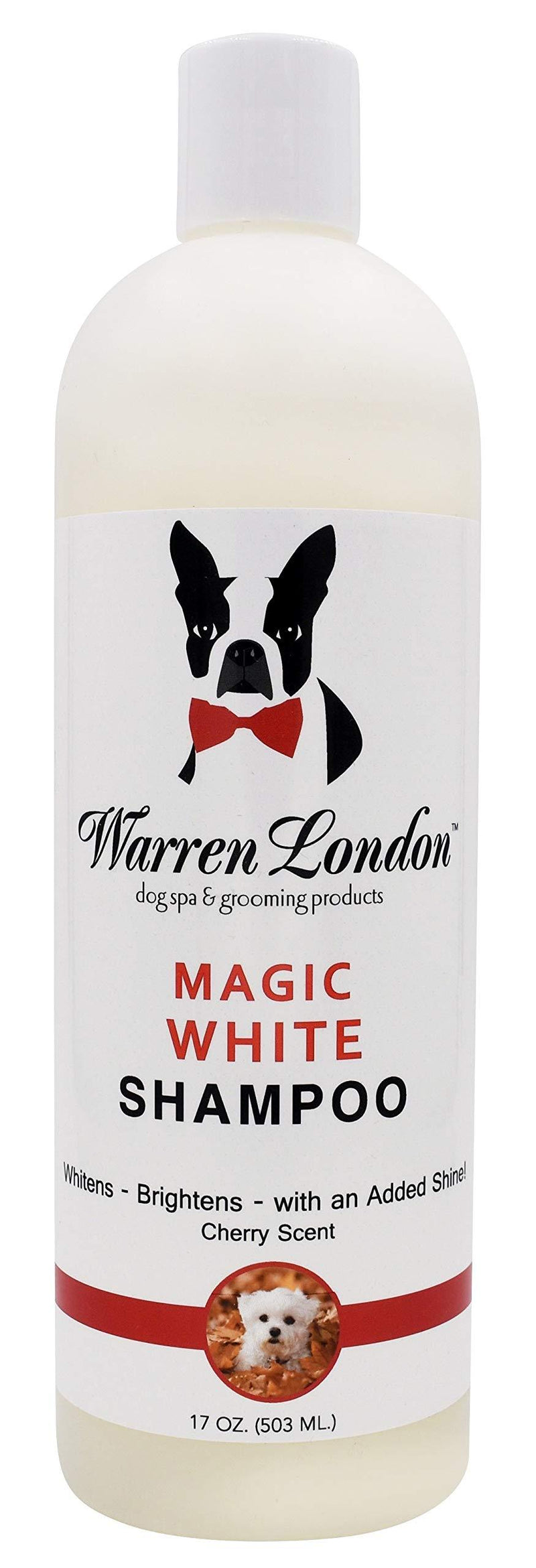 [Australia] - Warren London Magic White Brightening Dog Shampoo - Enhances Natural Color & Shine of All Coats - 17 oz & 1 Gallon 17 Ounce 