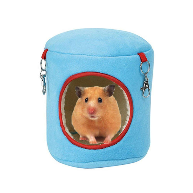 [Australia] - Keersi Cute Hamster Winter Warm Fleece Hammock Toy Hanging Bed Nest House for Syrian Hamster Gerbil Rat Mouse Small Animal Cage (Random Color) 