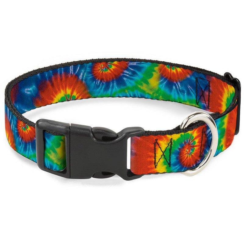 [Australia] - Buckle-Down Plastic Clip Collar - BD Tie Dye13-1 Wide - Fits 15-26" Neck - Large 1" Wide - Fits 15-26" Neck - Large 