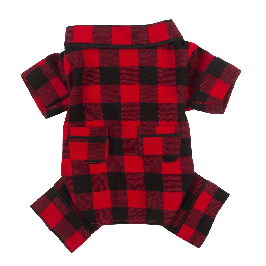 Fab Dog Flannel Pijamas Red 20" - PawsPlanet Australia