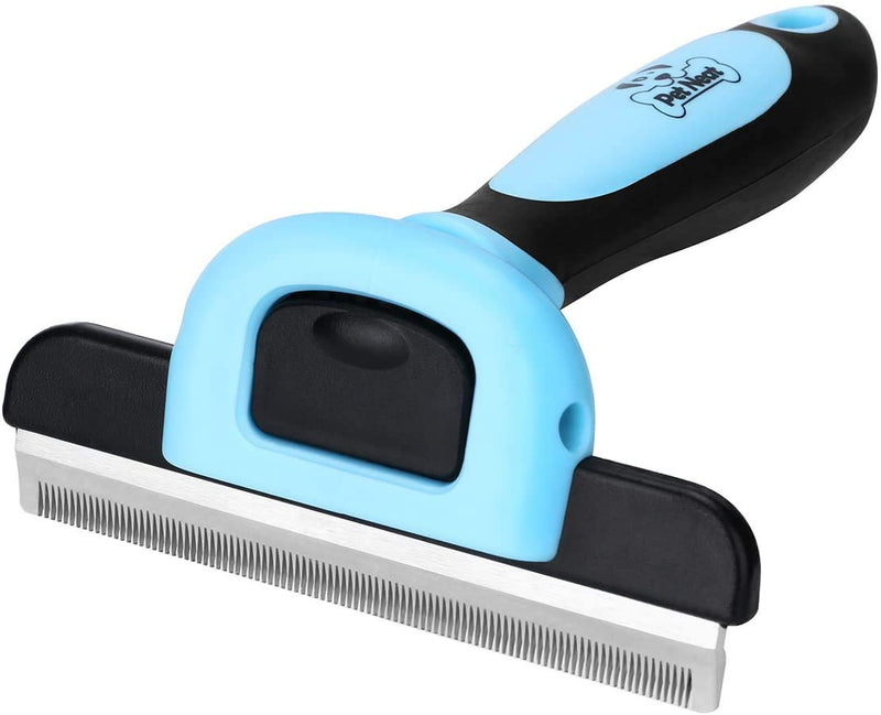 Pet Neat Pet Grooming Brush Effectively Reduces Shedding by Up to 95% Professional Deshedding Tool for Dogs and Cats Blue - PawsPlanet Australia