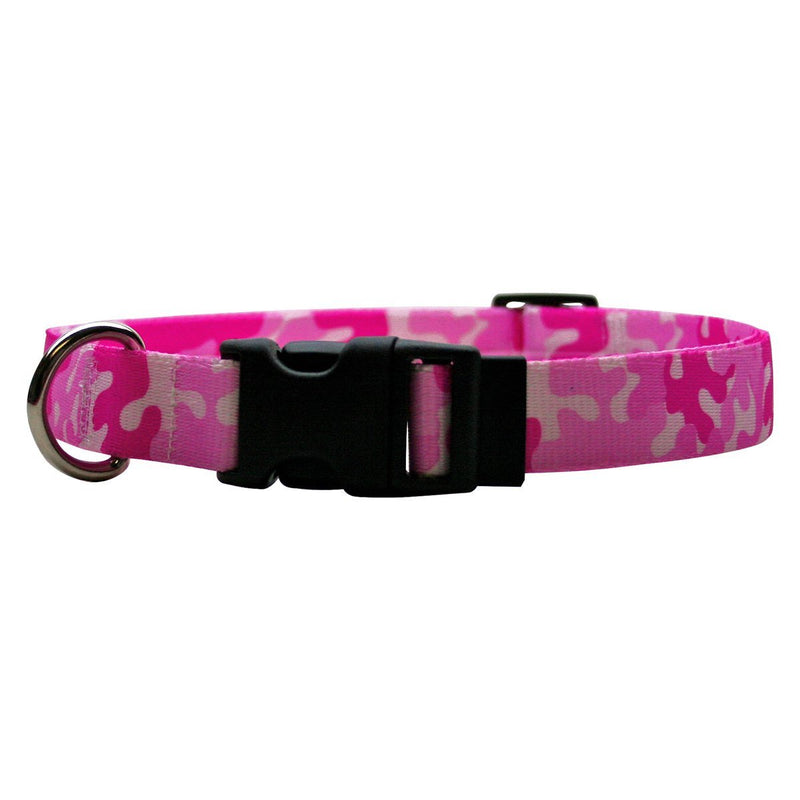 [Australia] - Yellow Dog Design Camo Pink Break Away Cat Collar, One Size Fits All 