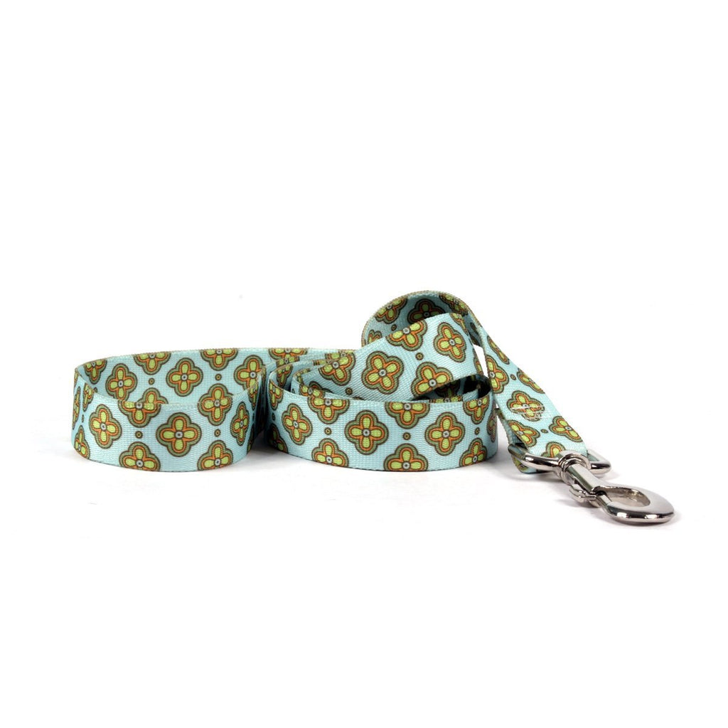 [Australia] - Yellow Dog Design Cleo Blue Dog Leash 1" x 60" (5 feet) Long 