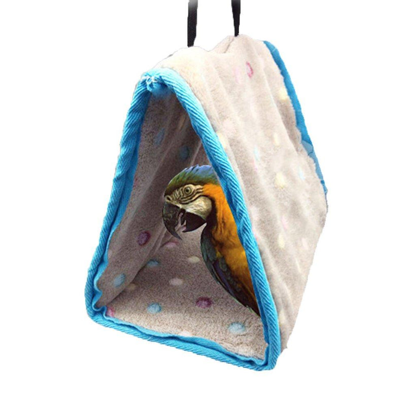 [Australia] - Keersi Winter Warm Bird Nest House Perch for Parrot Macaw African Grey Amazon Eclectus Parakeet Cockatiel Cockatoo Conure Lovebird Finch Cage Bed Toy L 