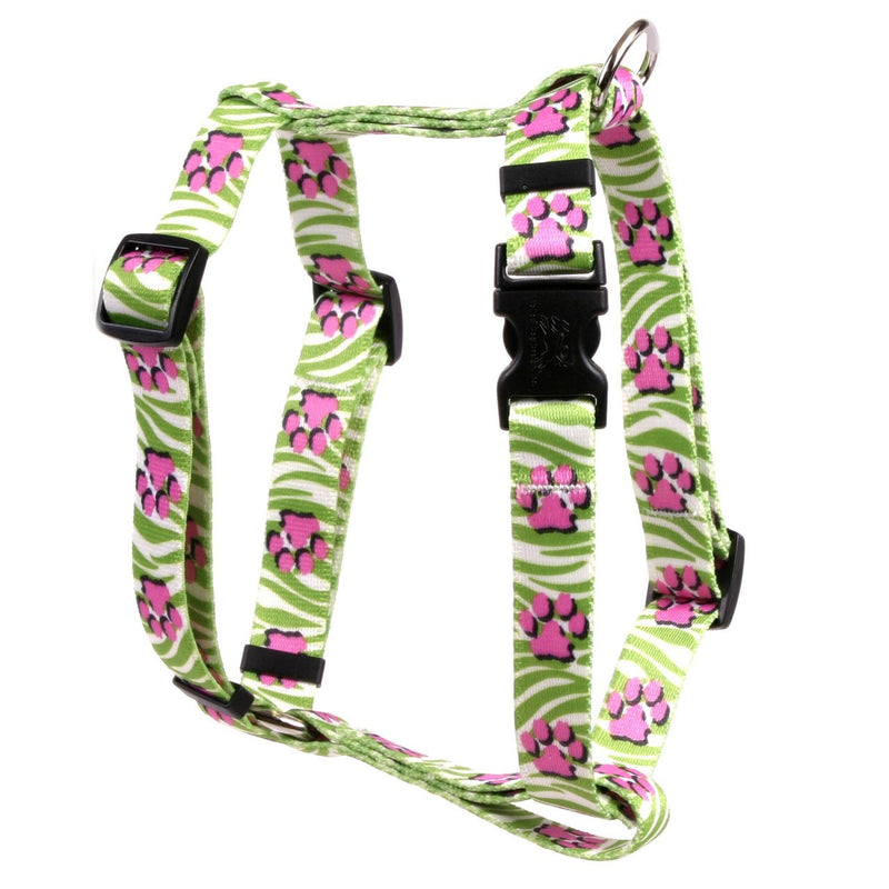 [Australia] - Yellow Dog Design Jungle Paws Roman Style H Dog Harness Large 20" - 28" 