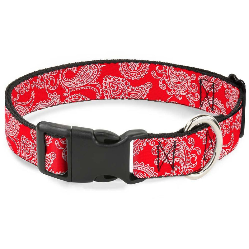 [Australia] - Buckle-Down Plastic Clip Collar 1" Wide - Fits 9-15" Neck - Small 