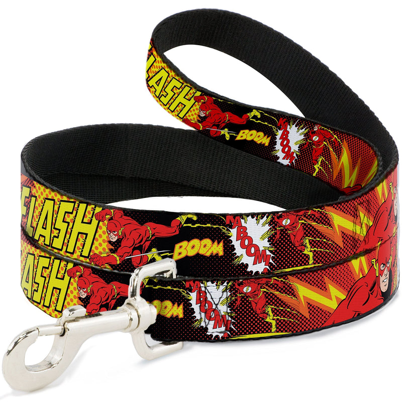 Buckle-Down Dog Leash The Flash Boom Kaboom Available In Different Lengths And Widths For Small Medium Large Dogs and Cats 6 Feet Long - 1" Wide - PawsPlanet Australia