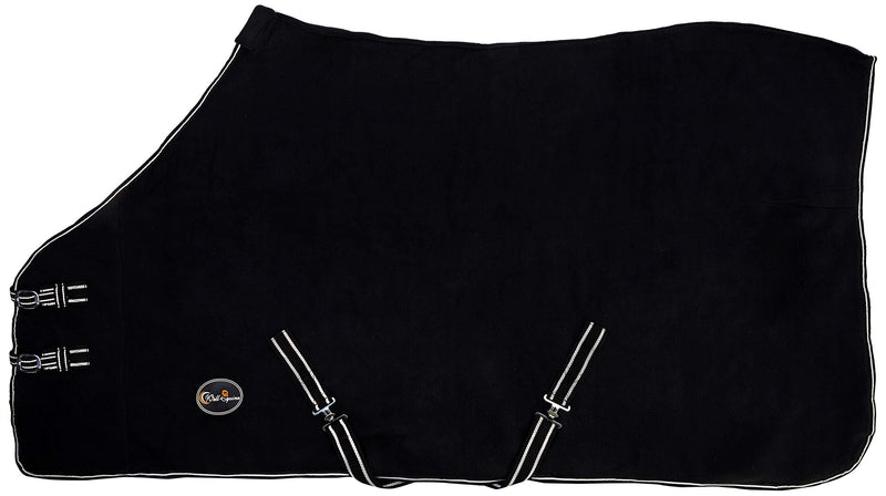 CWELL NEW HORSE COB PONY SHOW TRAVEL BLACK FLEECE RUG 3'6-7'0" stable cooler choice of Sizes 6'9" - PawsPlanet Australia