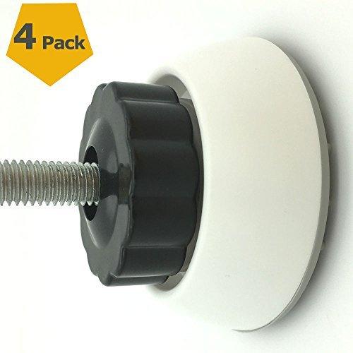 [Australia] - 4 Pack Wall Cups for Baby Gates, Wall Protection Guard Saver Protects Wall Surface, Door, Wooden Stairs. Safety Fit for Walk Through Security Pressure Mounted Gates 