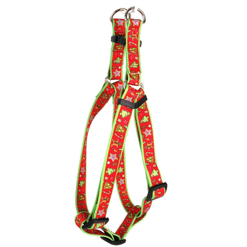 [Australia] - Yellow Dog Design Standard Step-in Harness, Breast Cancer Medium 15" - 25" Holiday Treats 