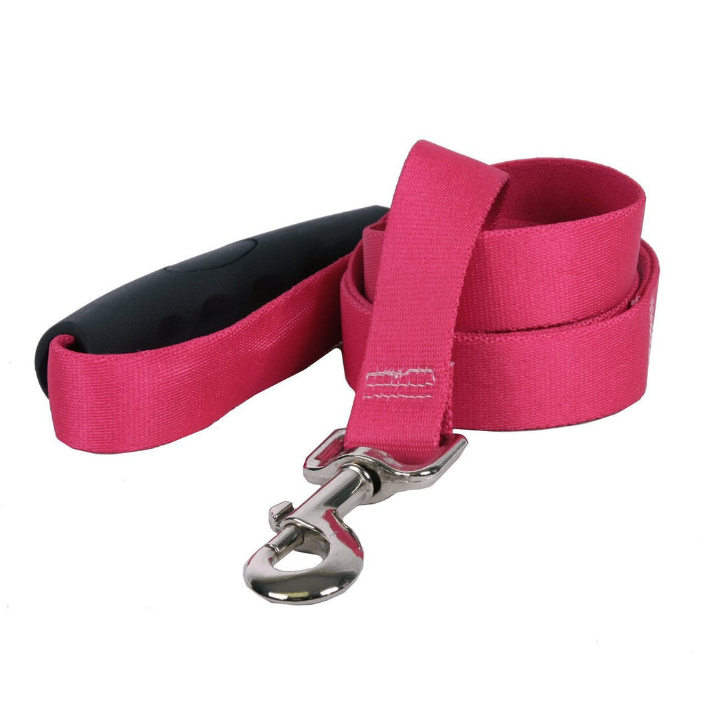 [Australia] - Yellow Dog Design Magenta Simple Solid EZ-Grip Dog Leash 3/4" x 60" (5 feet) Long 