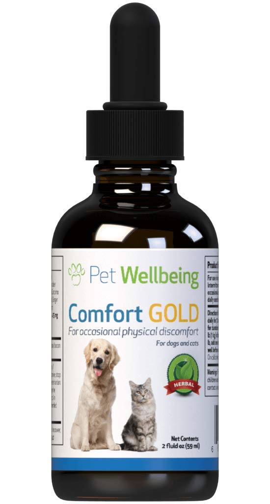 Pet Wellbeing - Comfort Gold for Cats - Natural Pain Relief for Feline Discomfort - 2oz (59ml) - PawsPlanet Australia