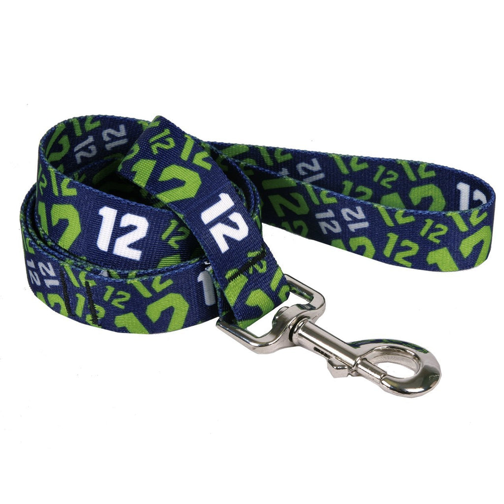 [Australia] - Yellow Dog Design 12Th Dog Navy Blue Dog Leash 1" x 60" (5 feet) Long 