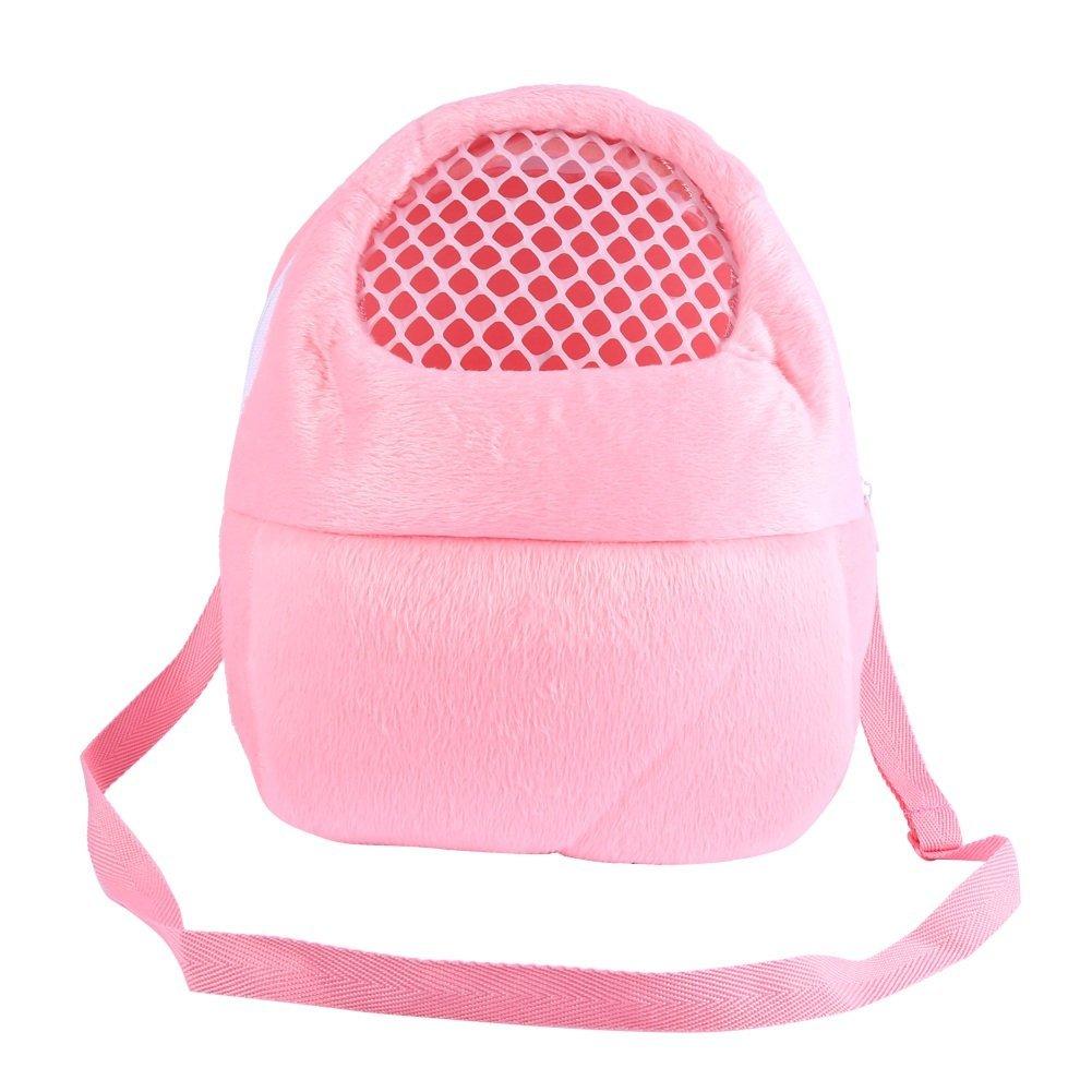 Pet Carrier Bags,Hamster/Rat/Hedgehog/Rabbit/Sleeping Bag, Breathable Portable Outgoing Travel Handbags Backpack with Shoulder Strap,8 x10inch - PawsPlanet Australia